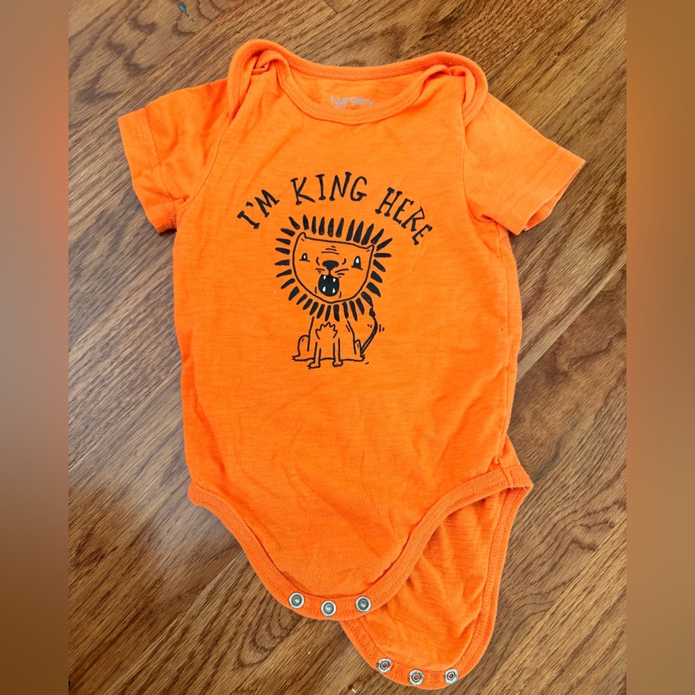 Orange Lion King Onesie